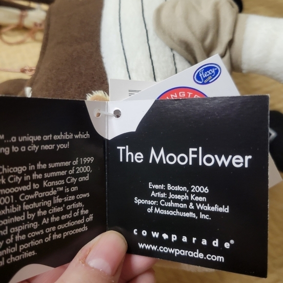 Herrington teddy bear cow parade mooflower plush - Picture 4 of 7